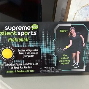 NWT supreme silent sports Pickleball for indoor or outdoor play
